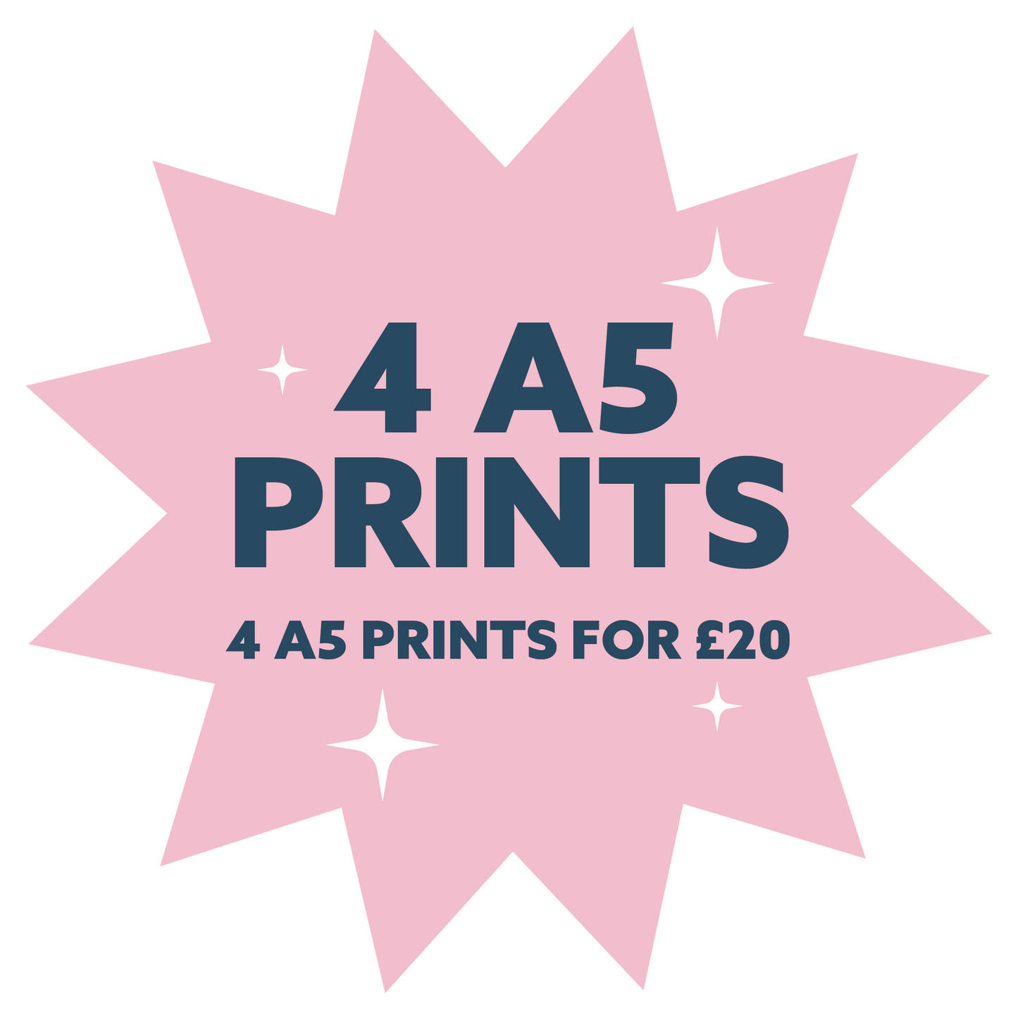 4 x A5 Prints Bundle Print | Colour Option
