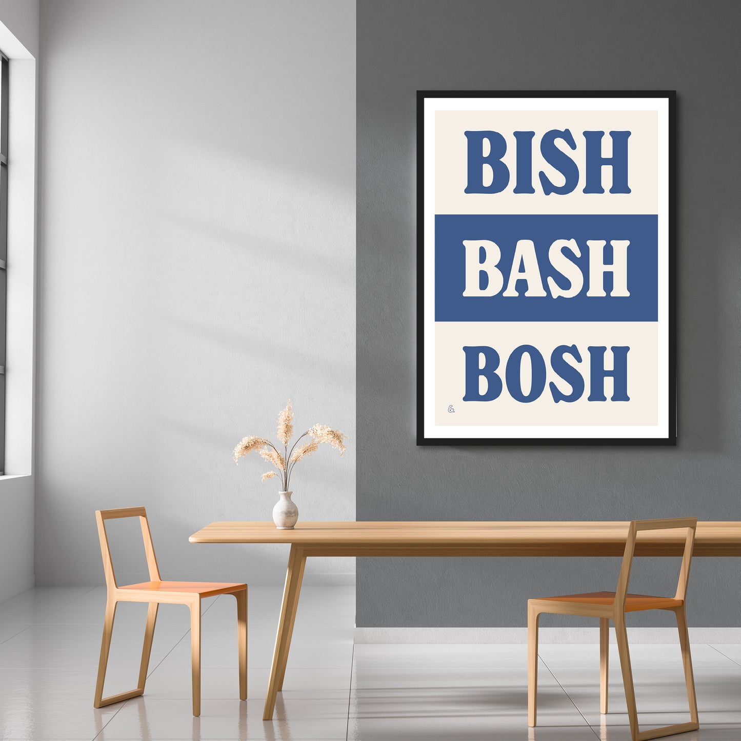 Bish Bash Bosh Print | Colour Option