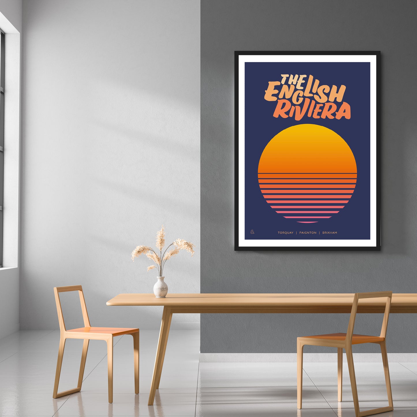 The English Riviera Print | Colour Option