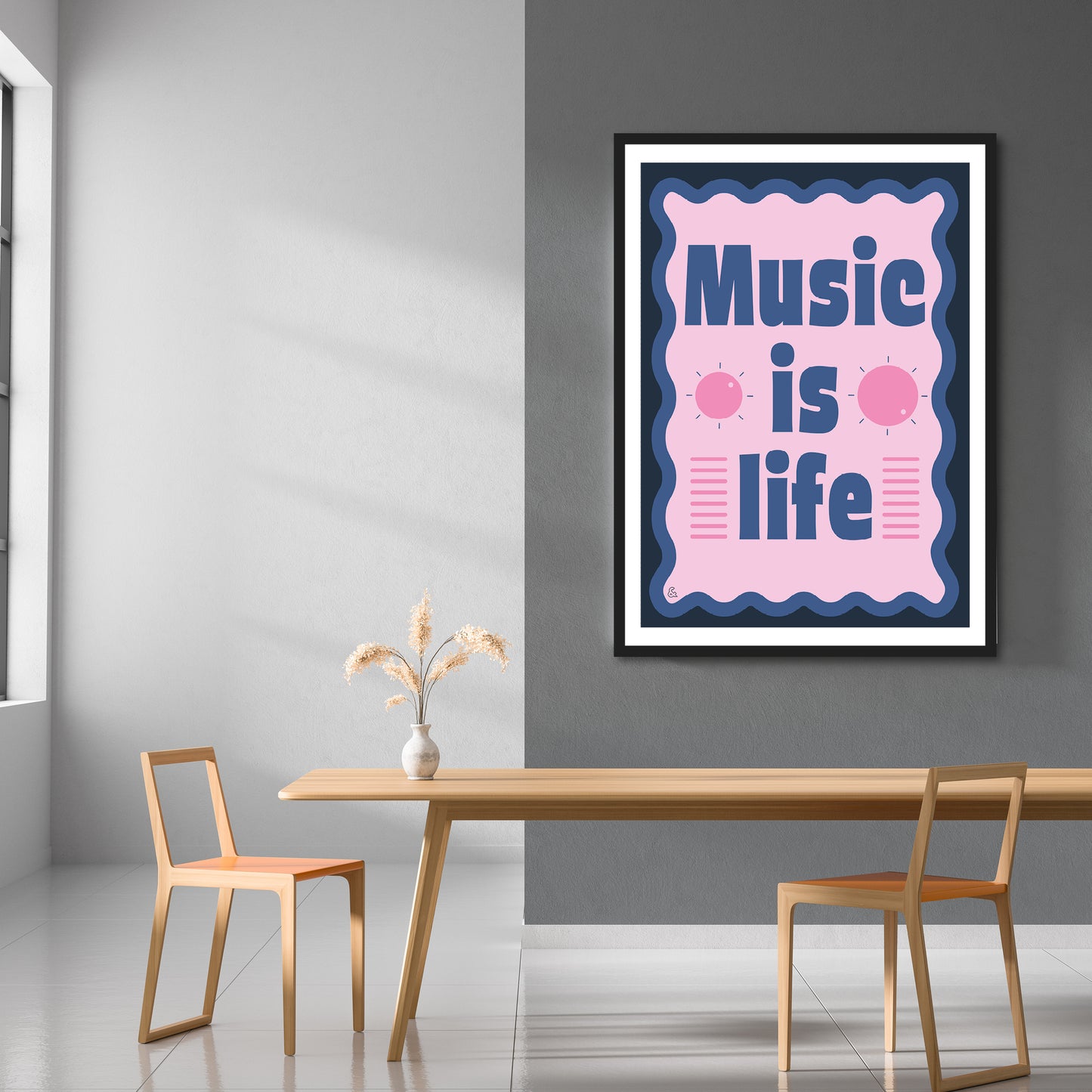 Music is Life Print | Colour Option