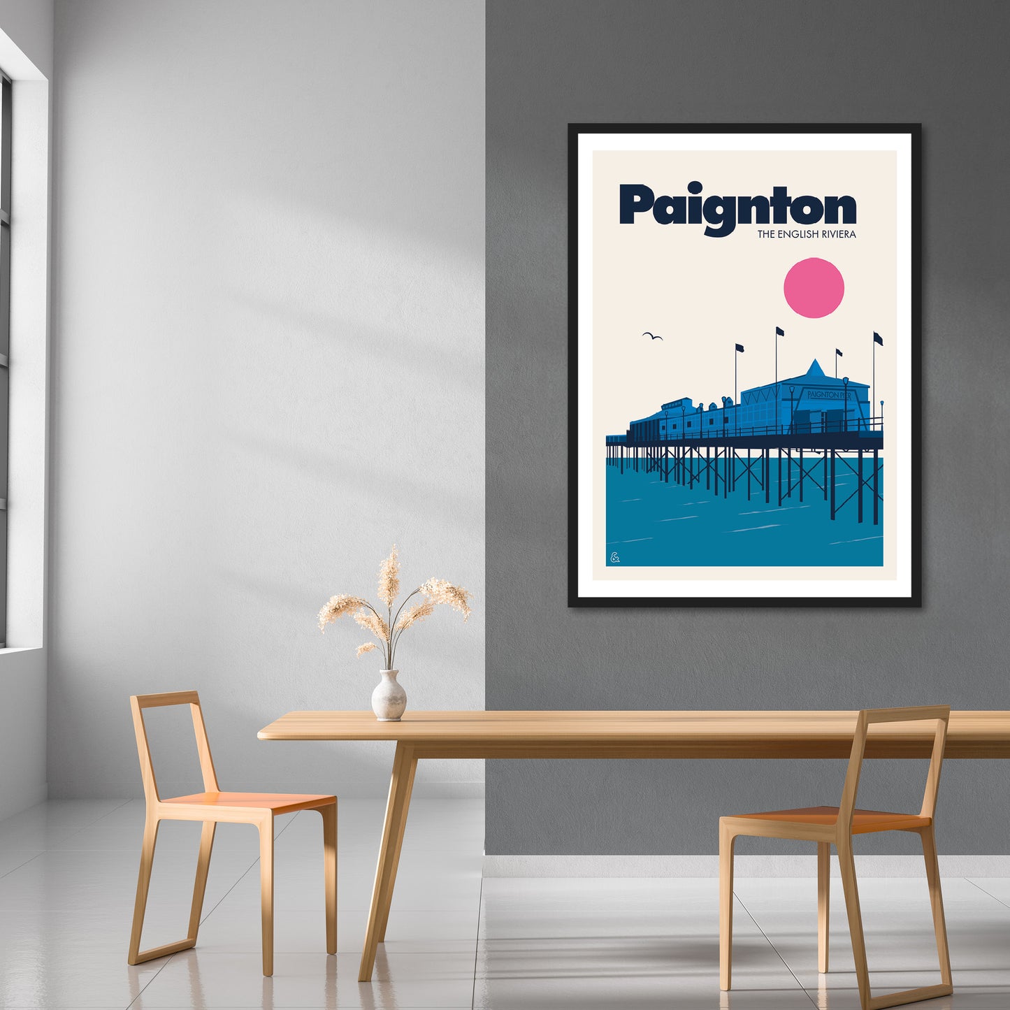 Paignton, The English Riviera Print | Colour Option