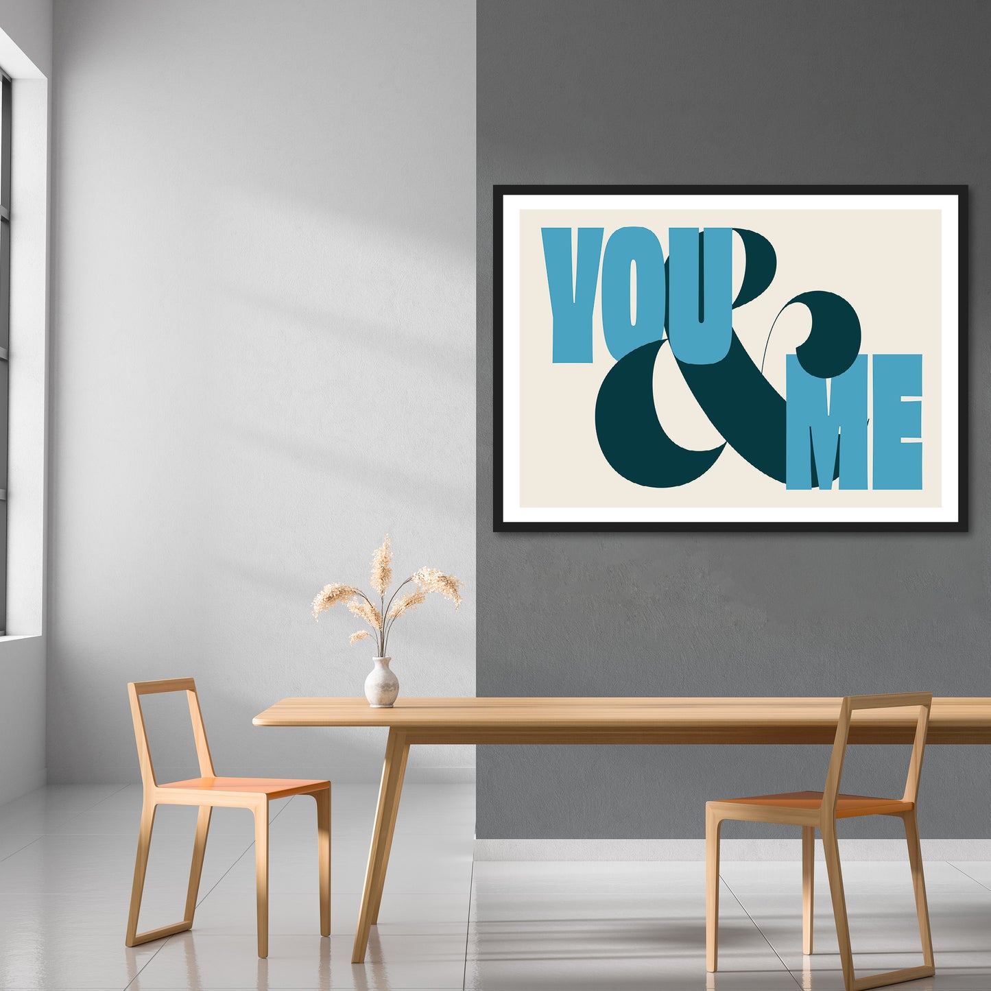 You & Me (landscape) Print | Colour Option