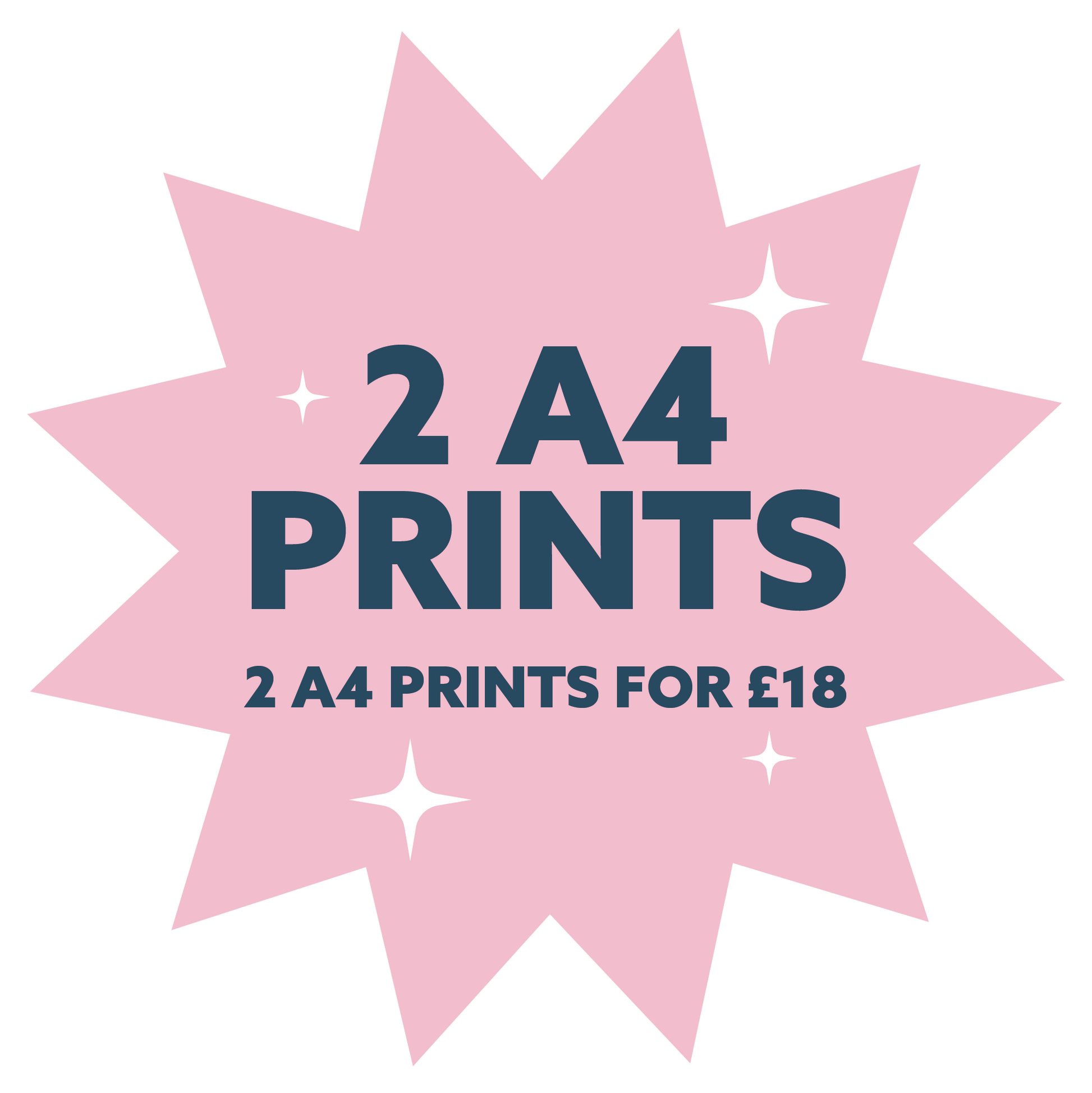 2 x A4 Prints Bundle Print | Colour Option 