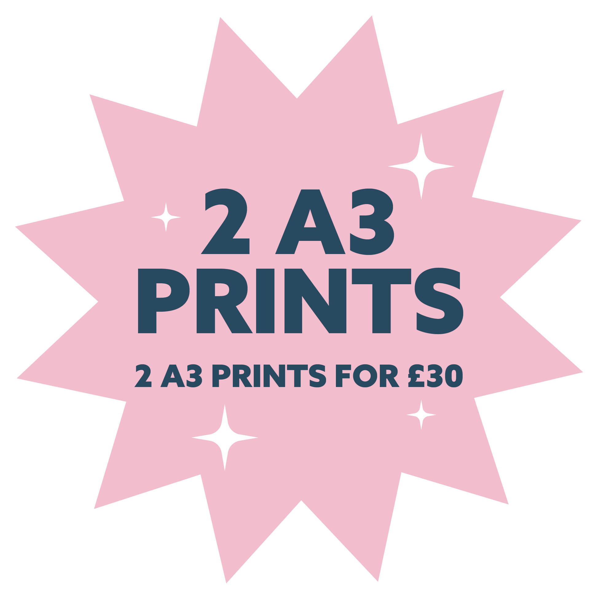 2 x A3 Prints Bundle Print | Colour Option 