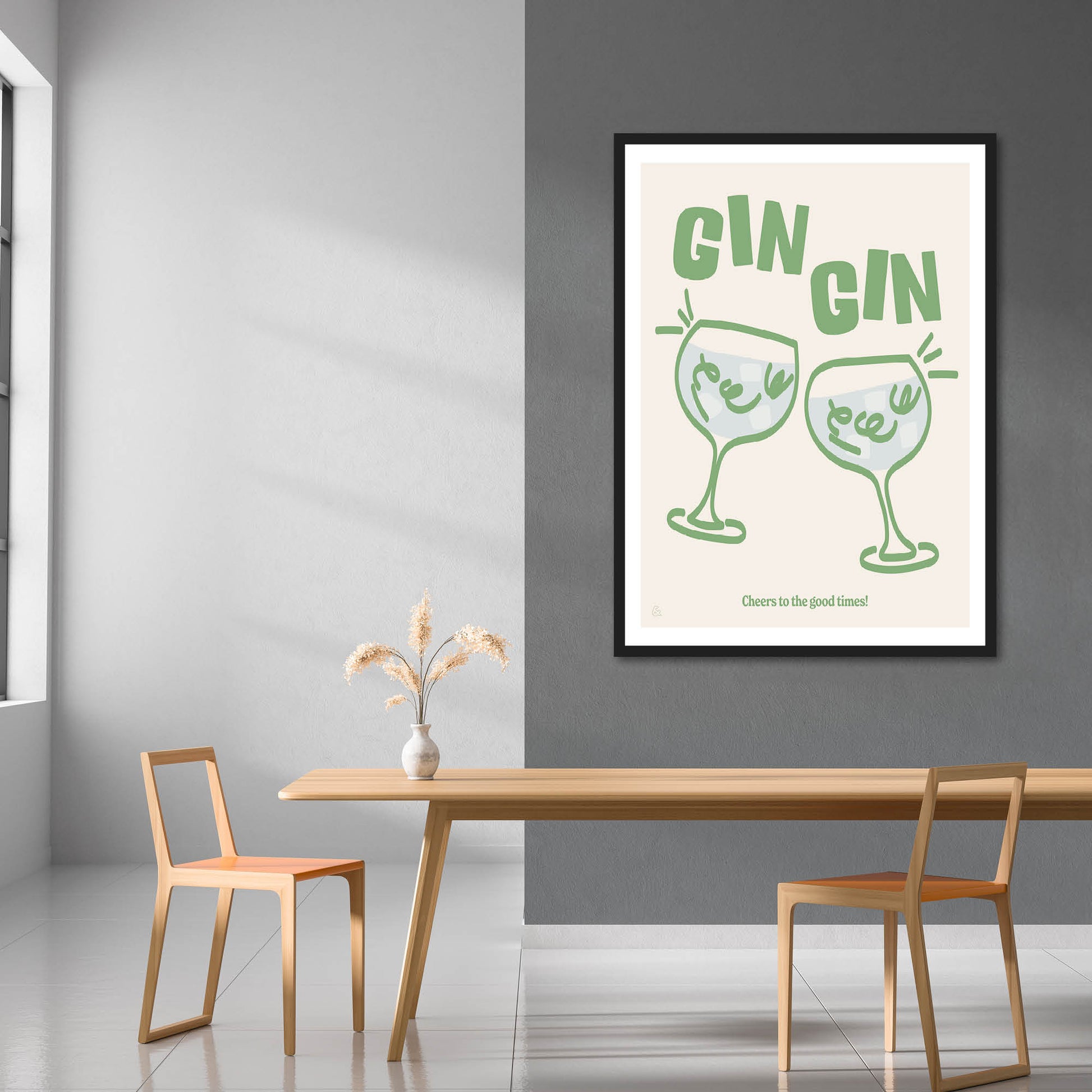 Gin Gin Print | Colour Option 