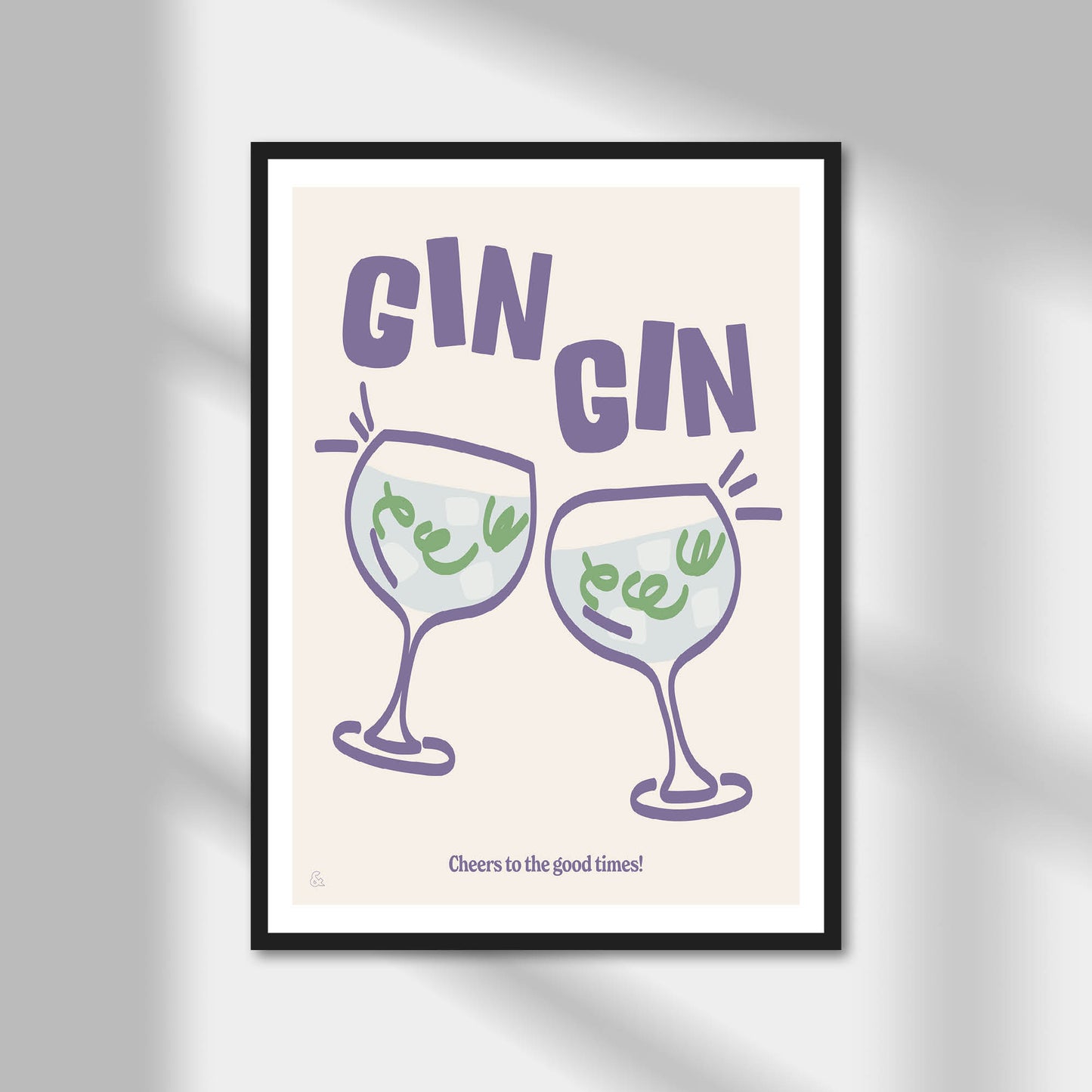 Gin Gin Print | Colour Option A5