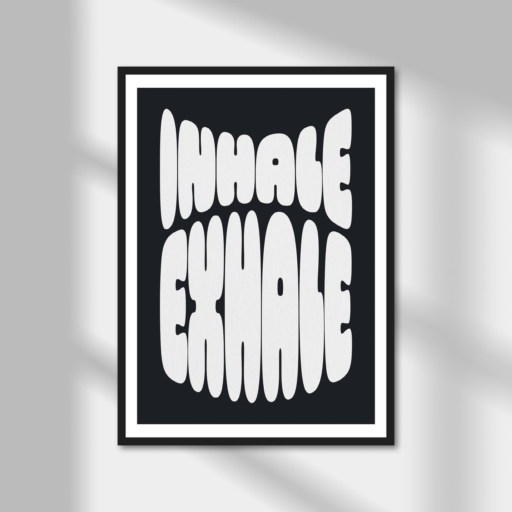 Inhale Exhale Print | Colour Option A5