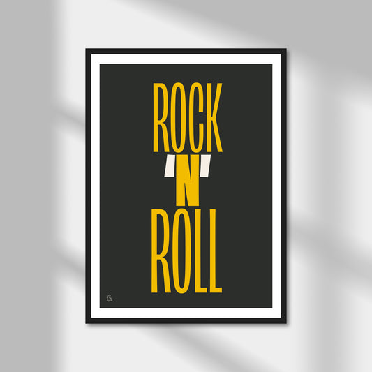 Rock 'N' Roll Print | Colour Option A5