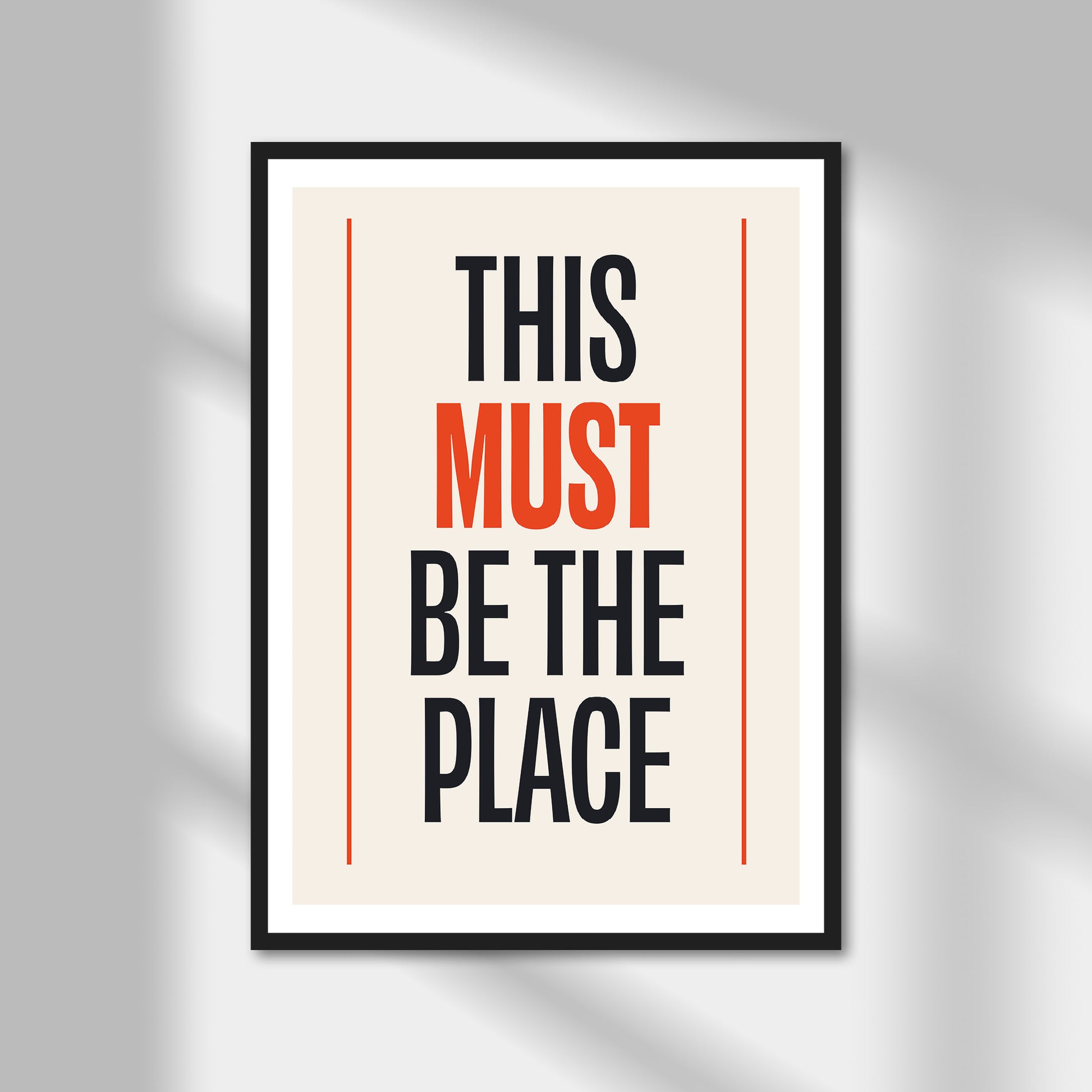 This Must Be The Place Print | Colour Option A5