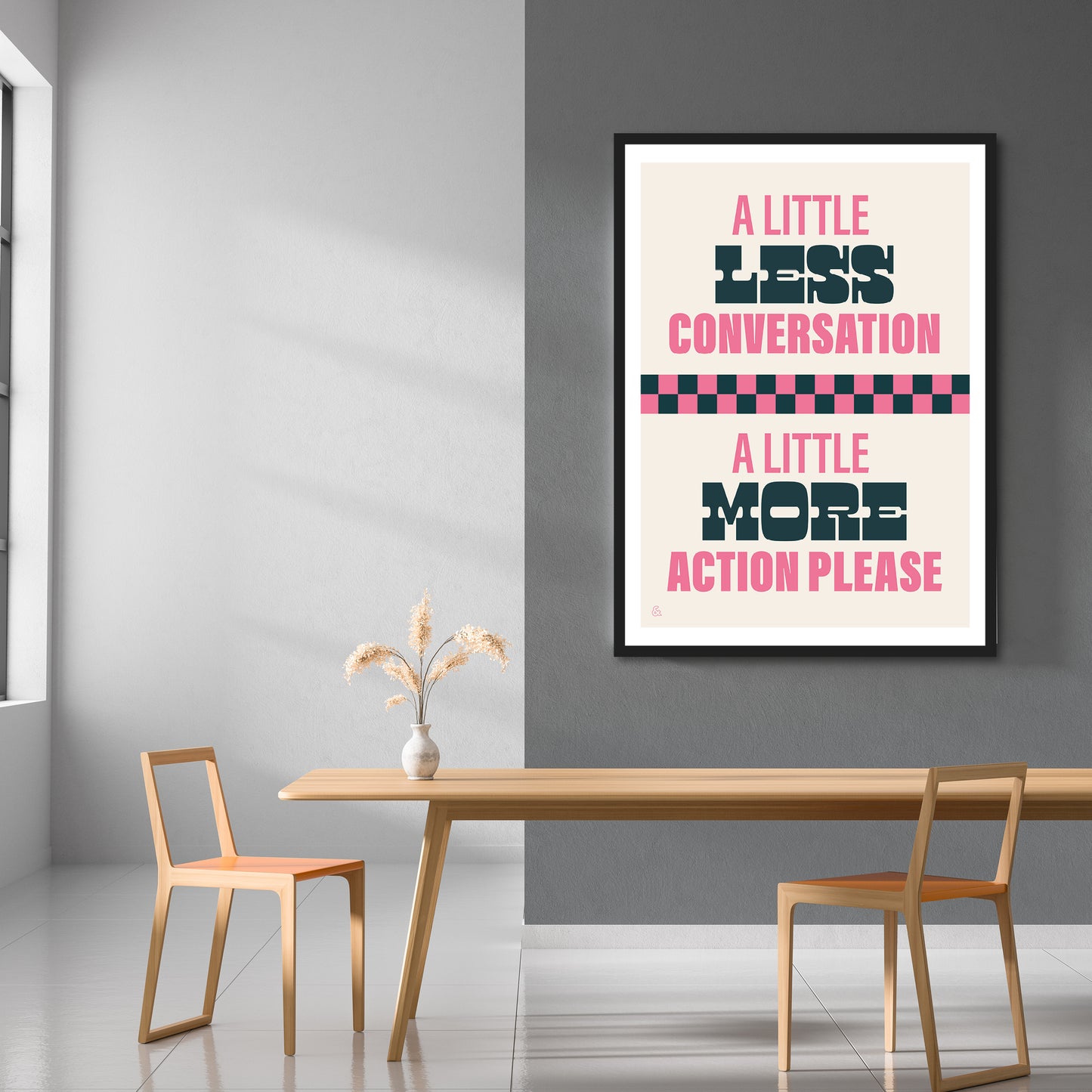 A Little Less Conversation Print | Colour Option 