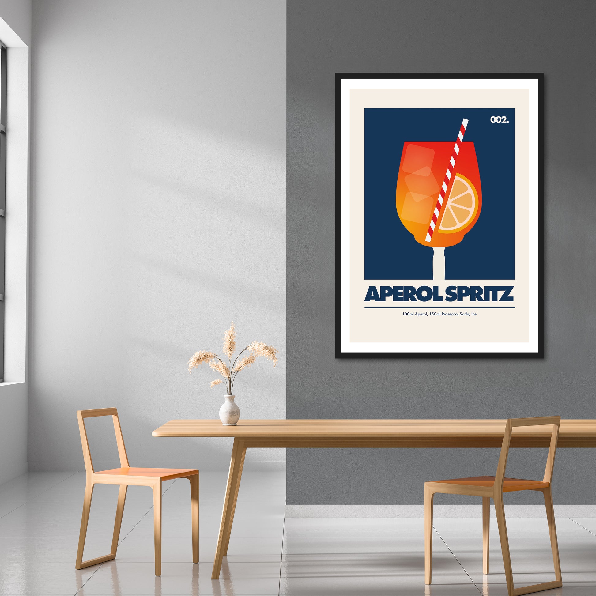 Aperol Spritz Print | Colour Option 