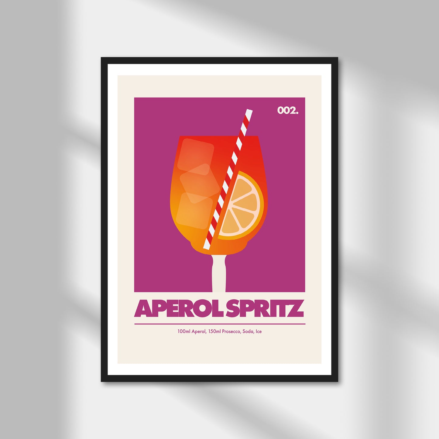 Aperol Spritz Print | Colour Option A5