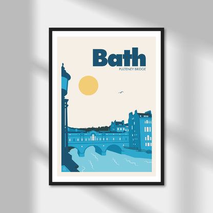 Bath, Pulteney Bridge Print | Colour Option A5