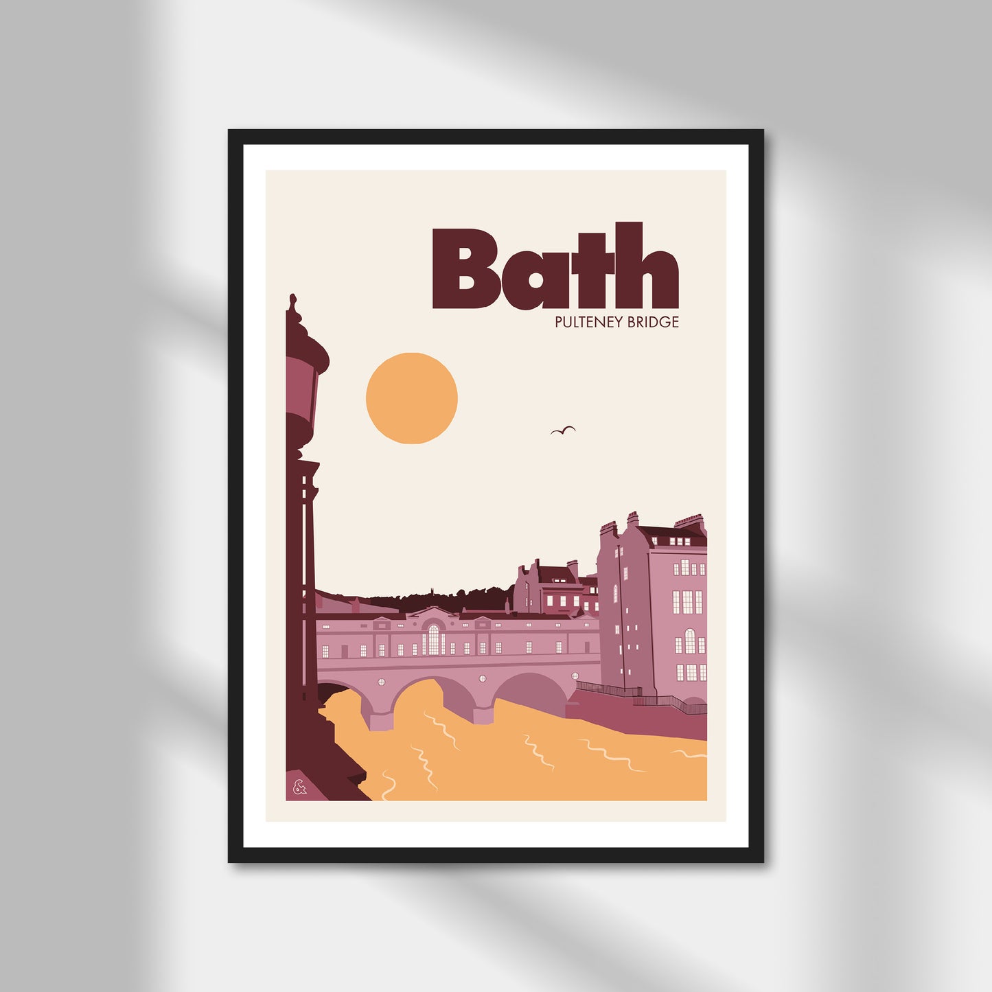 Bath, Pulteney Bridge Print | Colour Option A5