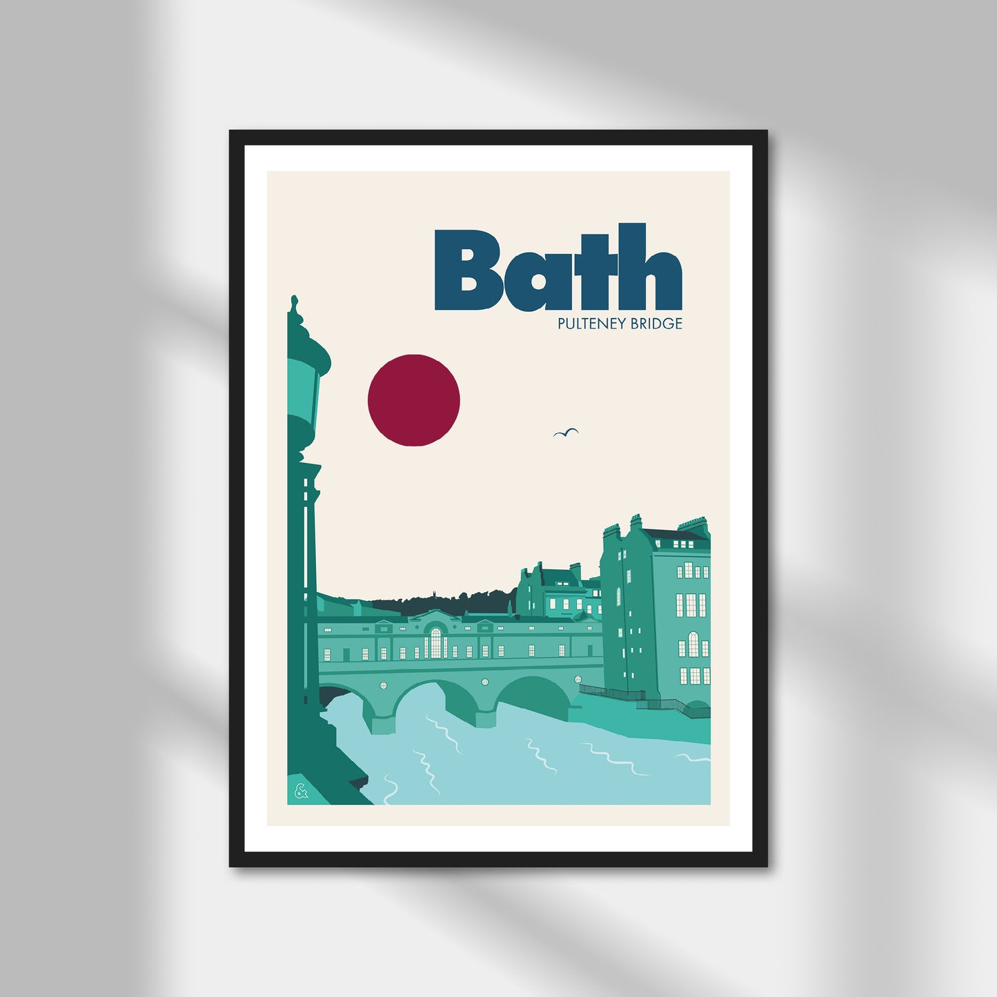 Bath, Pulteney Bridge Print | Colour Option A5