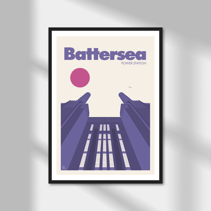 Battersea Power Station Print | Colour Option A5