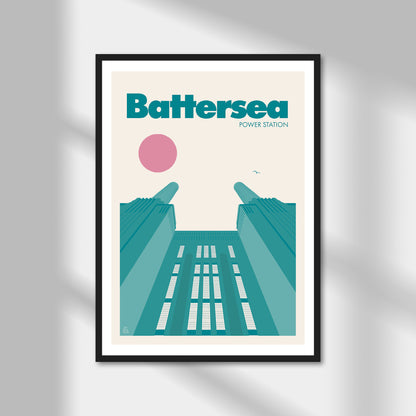 Battersea Power Station Print | Colour Option A5