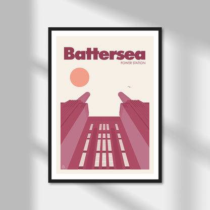 Battersea Power Station Print | Colour Option A5