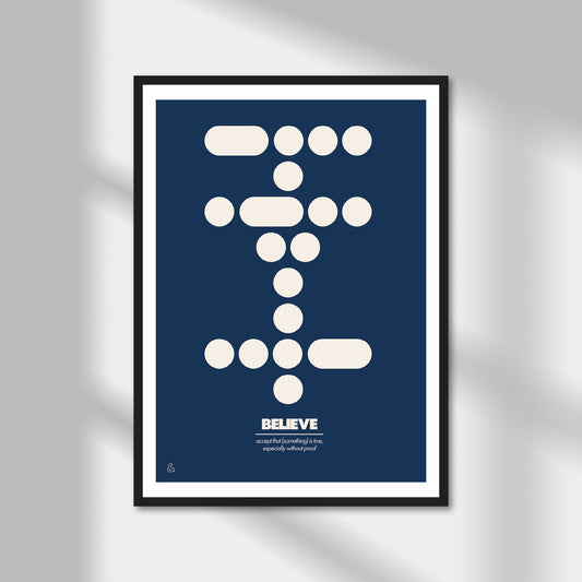 Believe Print | Colour Option A5