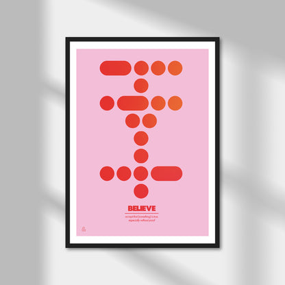 Believe Print | Colour Option A5