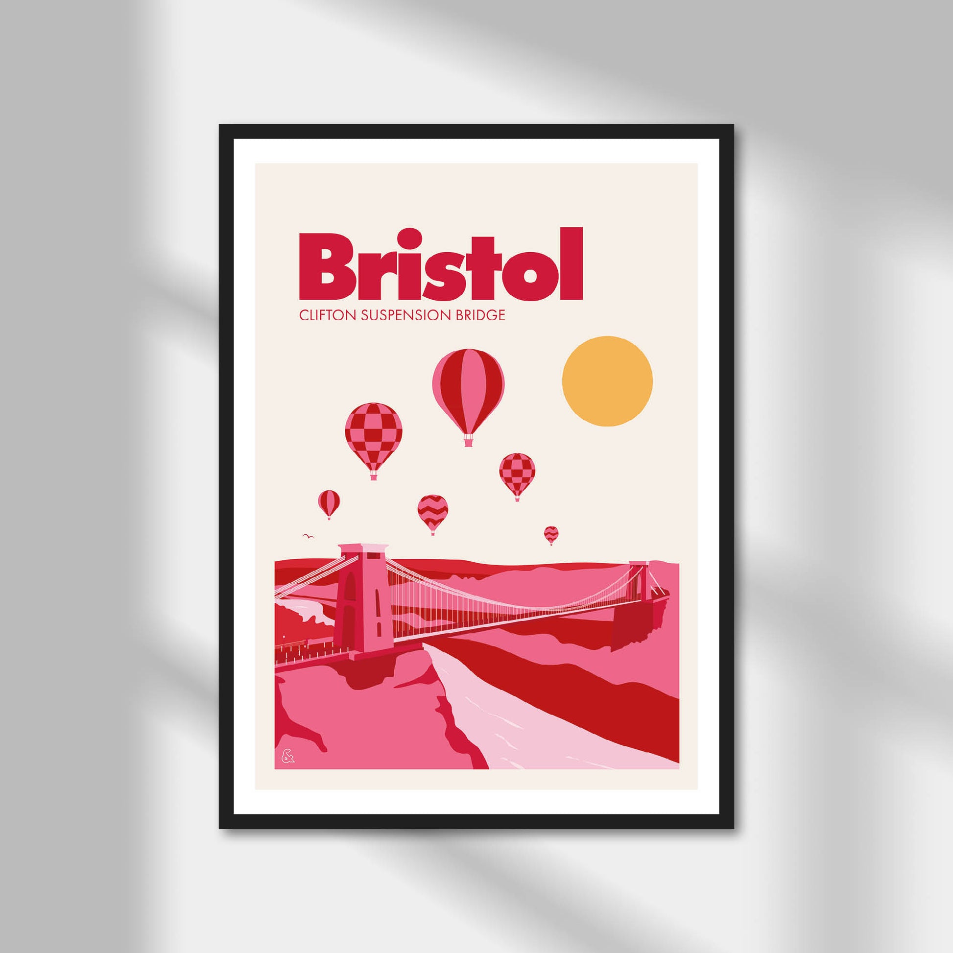 Bristol, Clifton Suspension Bridge Print | Colour Option A5