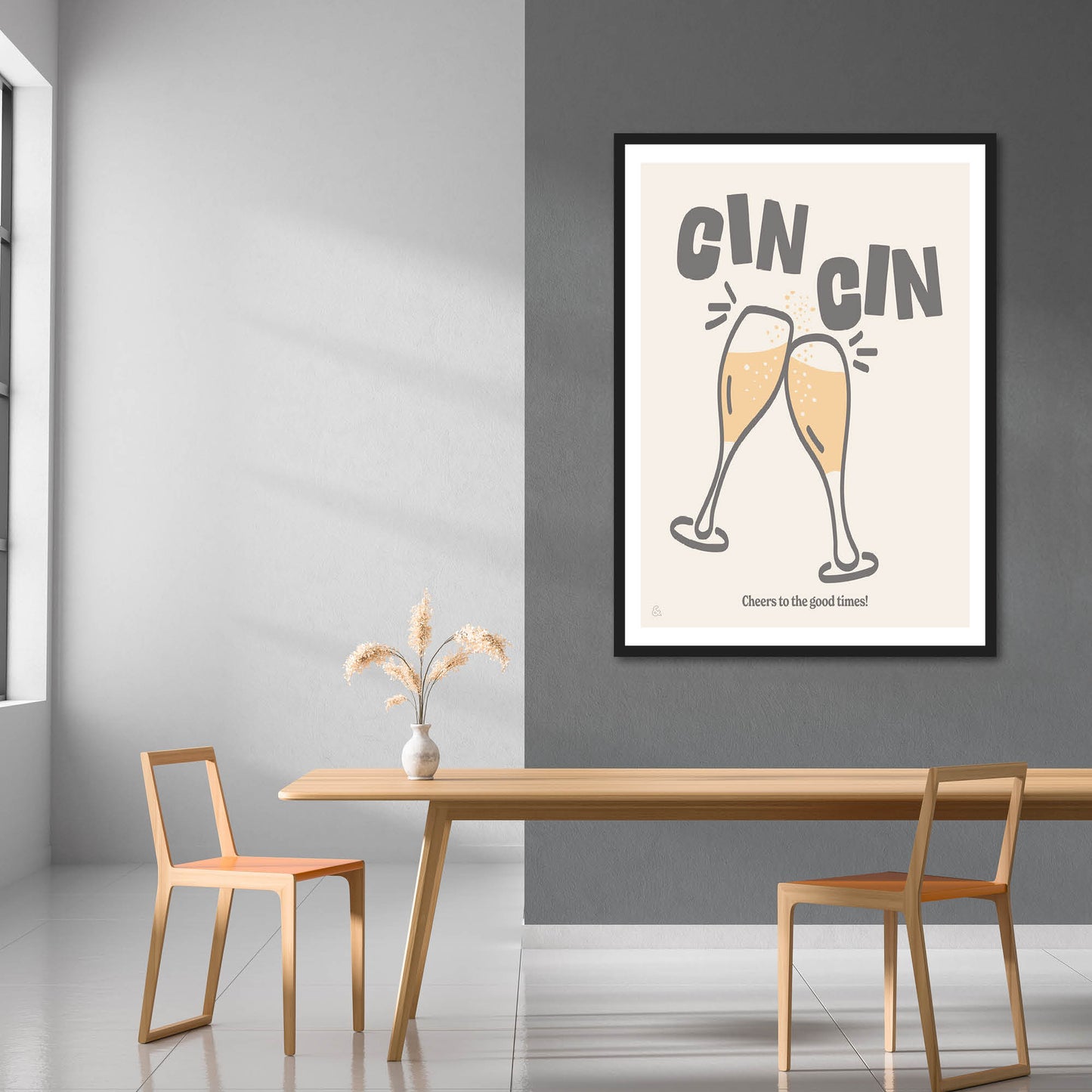 Cin Cin Print | Colour Option 