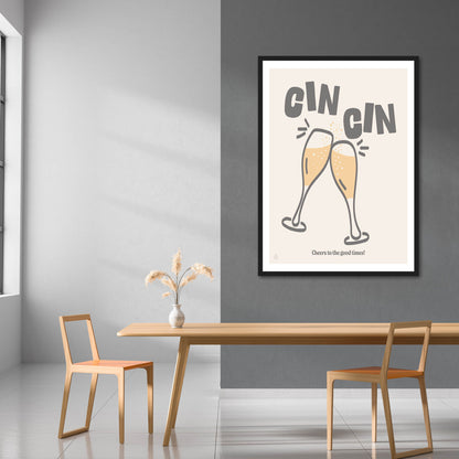 Cin Cin Print | Colour Option 