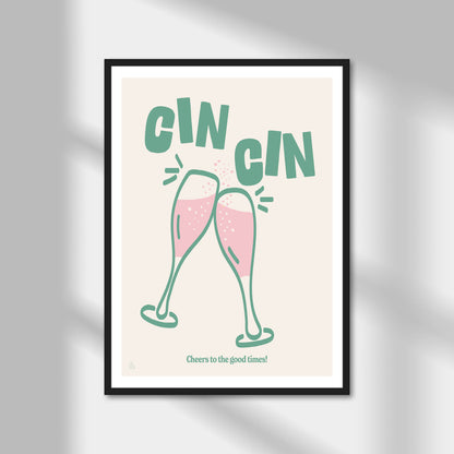 Cin Cin Print | Colour Option A5