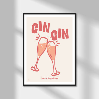 Cin Cin Print | Colour Option A5