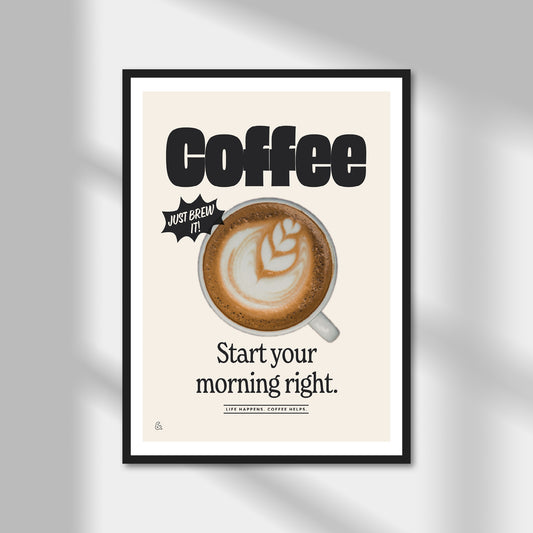 Coffee Print | Colour Option A5