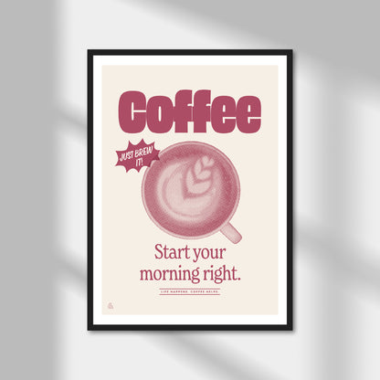 Coffee Print | Colour Option A5