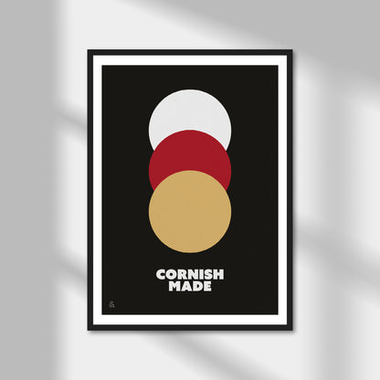 Cornish Cream Tea Print | Colour Option A5