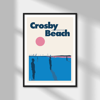 Crosby Beach, Merseyside Print | Colour Option A5