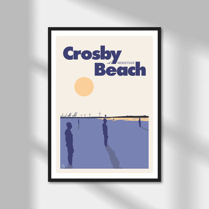 Crosby Beach, Merseyside Print | Colour Option A5