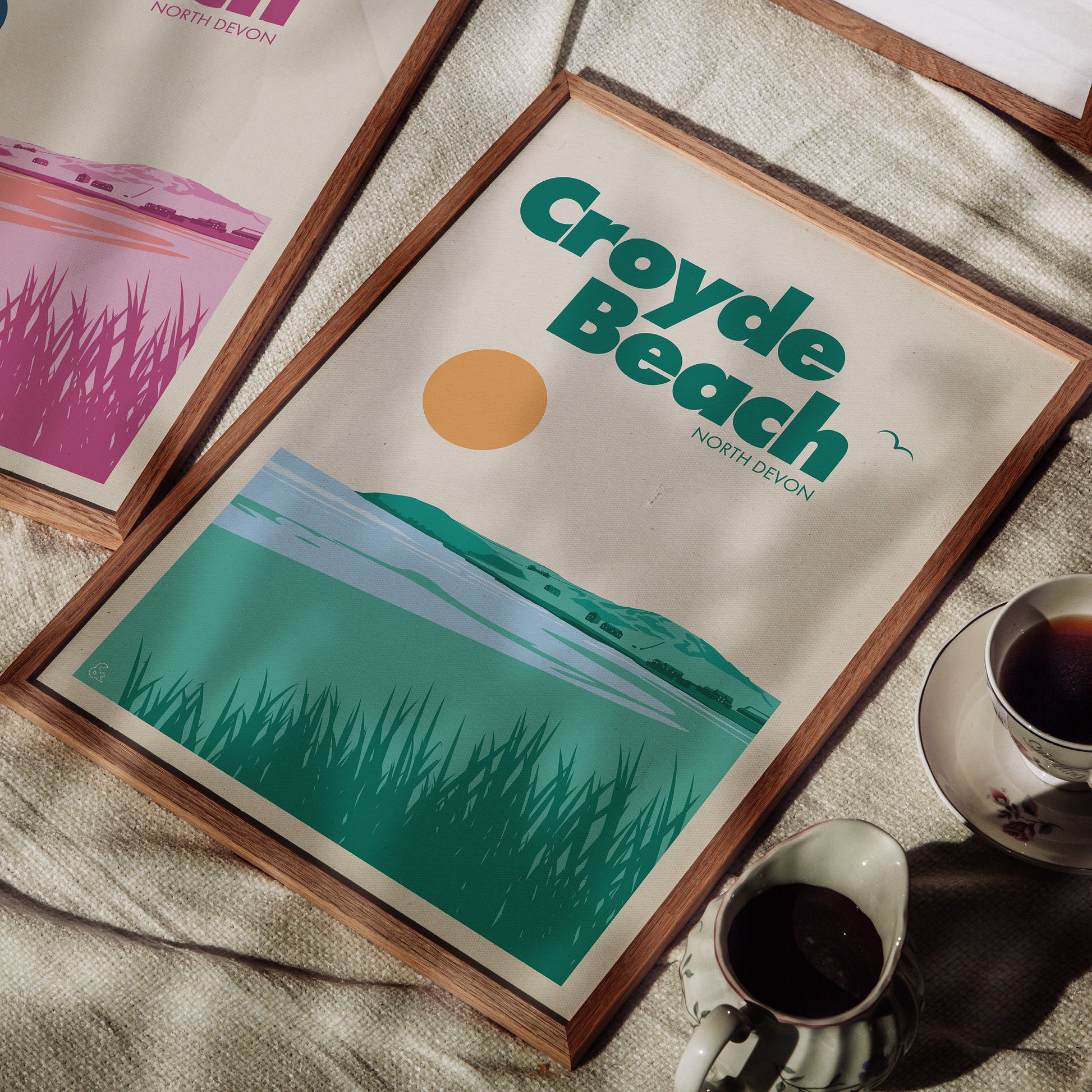 Croyde Beach, North Devon Print | Colour Option 