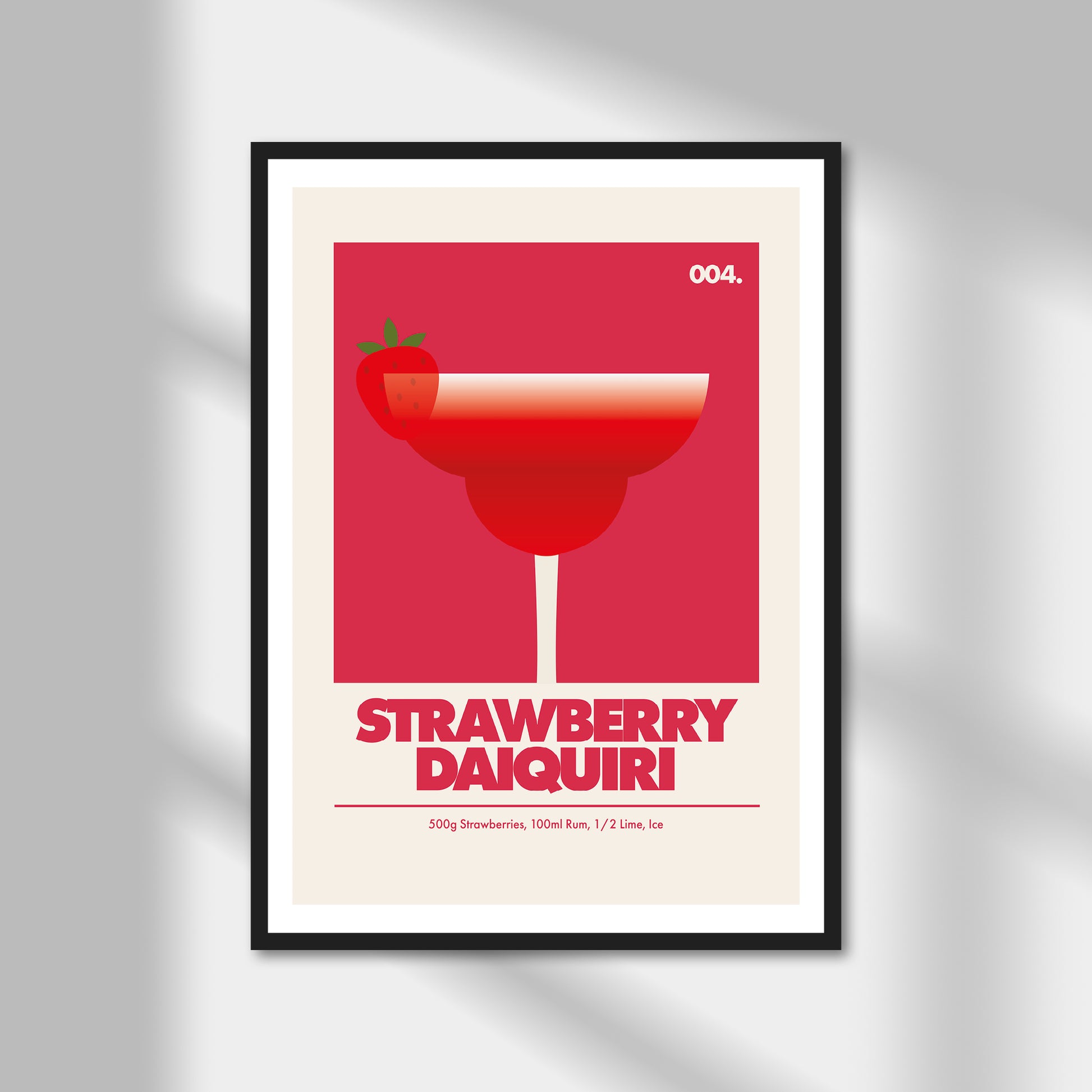 Strawberry Daiquiri Print | Colour Option A5