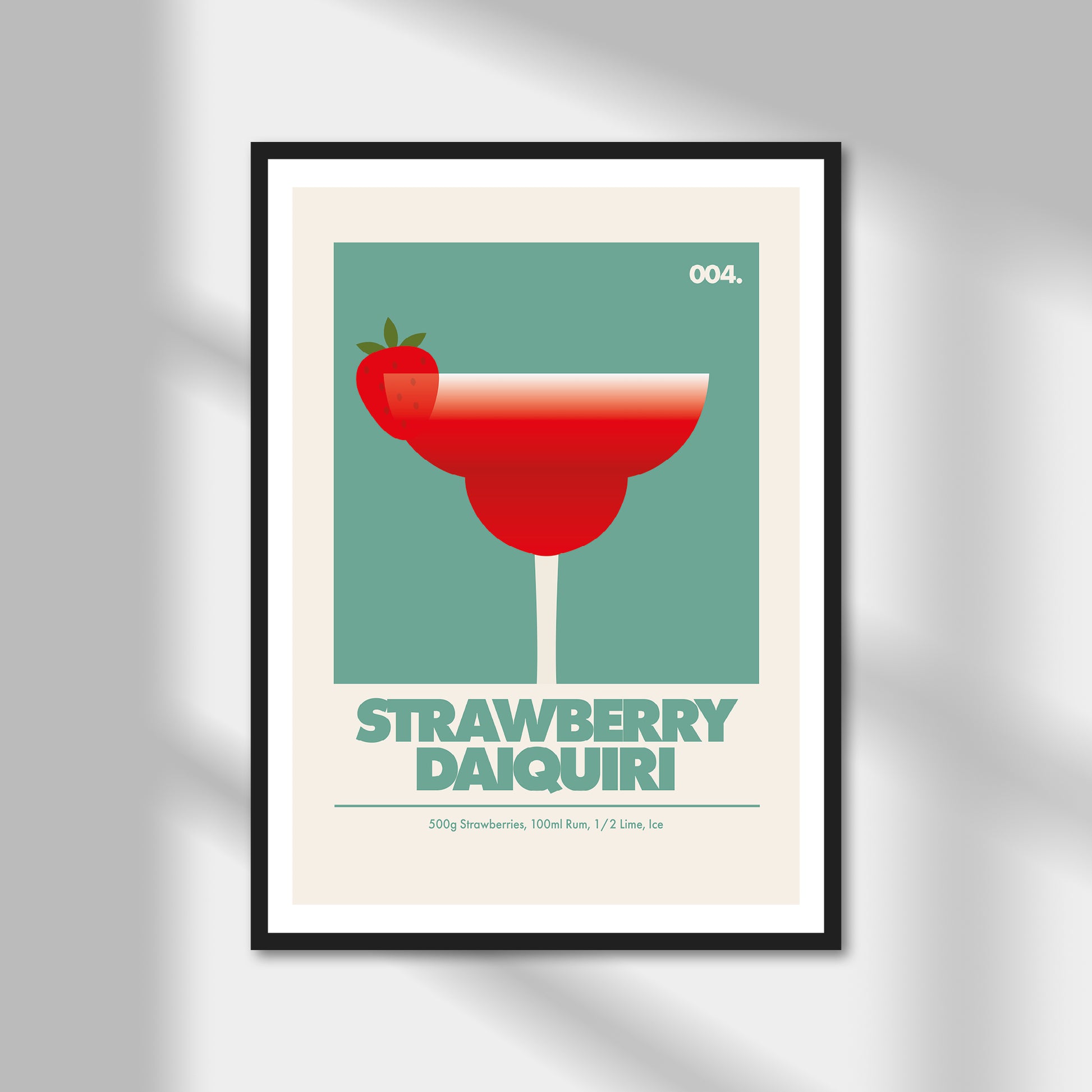 Strawberry Daiquiri Print | Colour Option A5