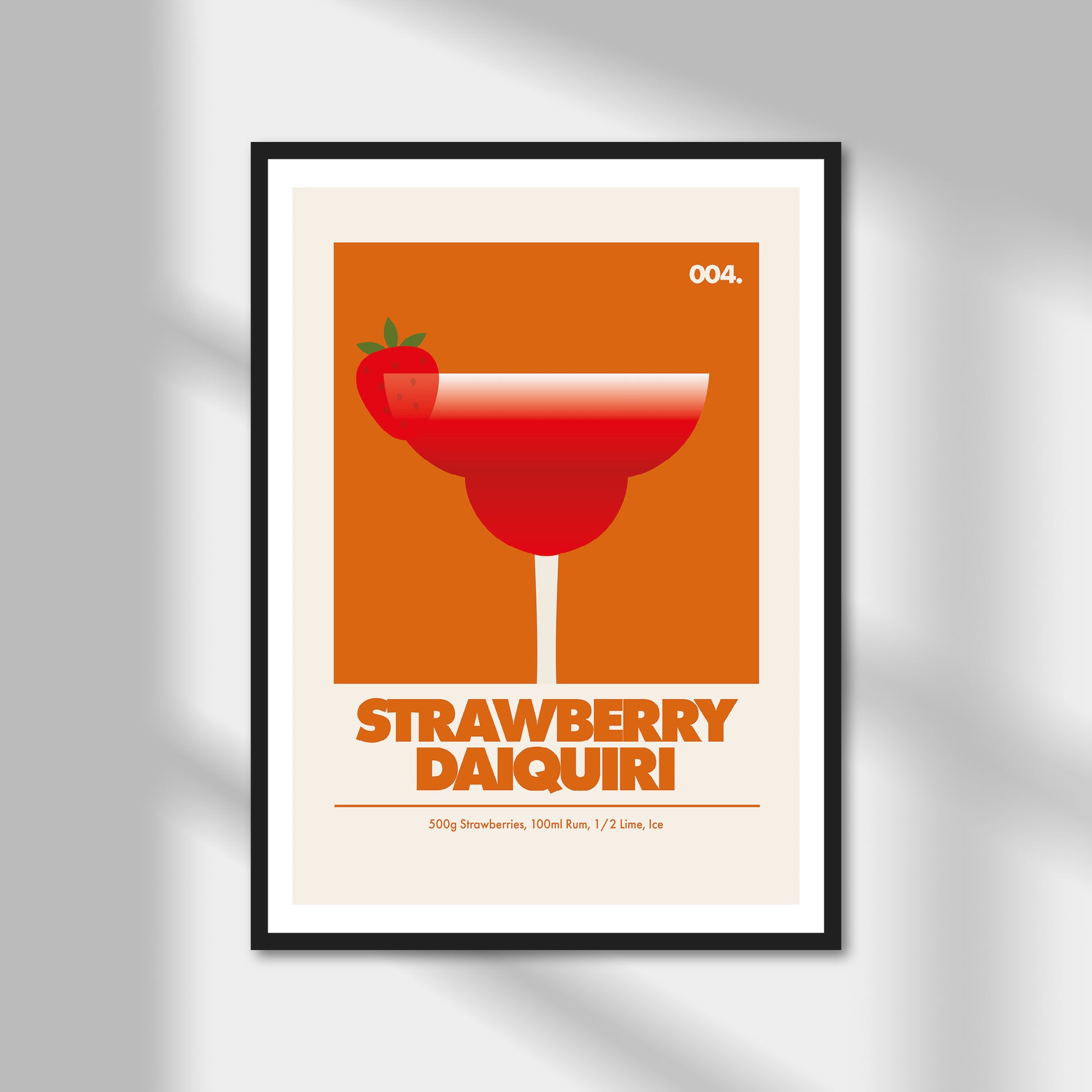 Strawberry Daiquiri Print | Colour Option A5