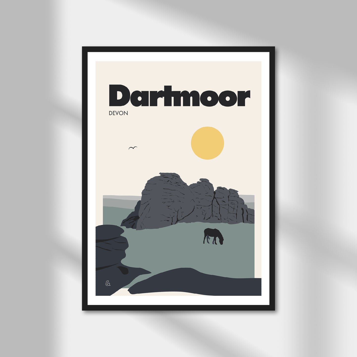 Dartmoor, Devon Print | Colour Option A5