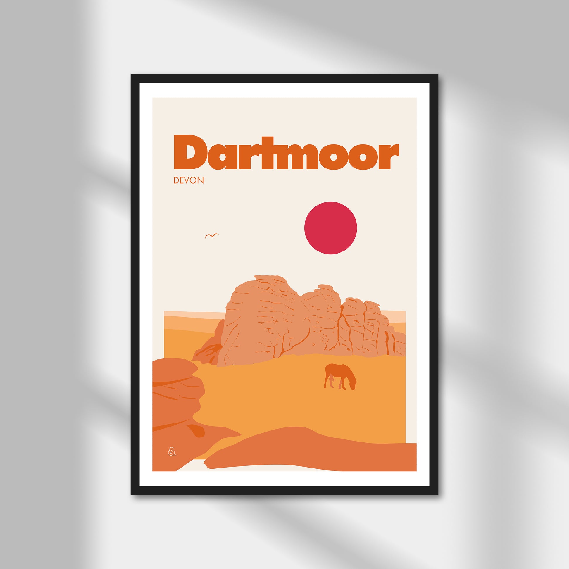 Dartmoor, Devon Print | Colour Option A5