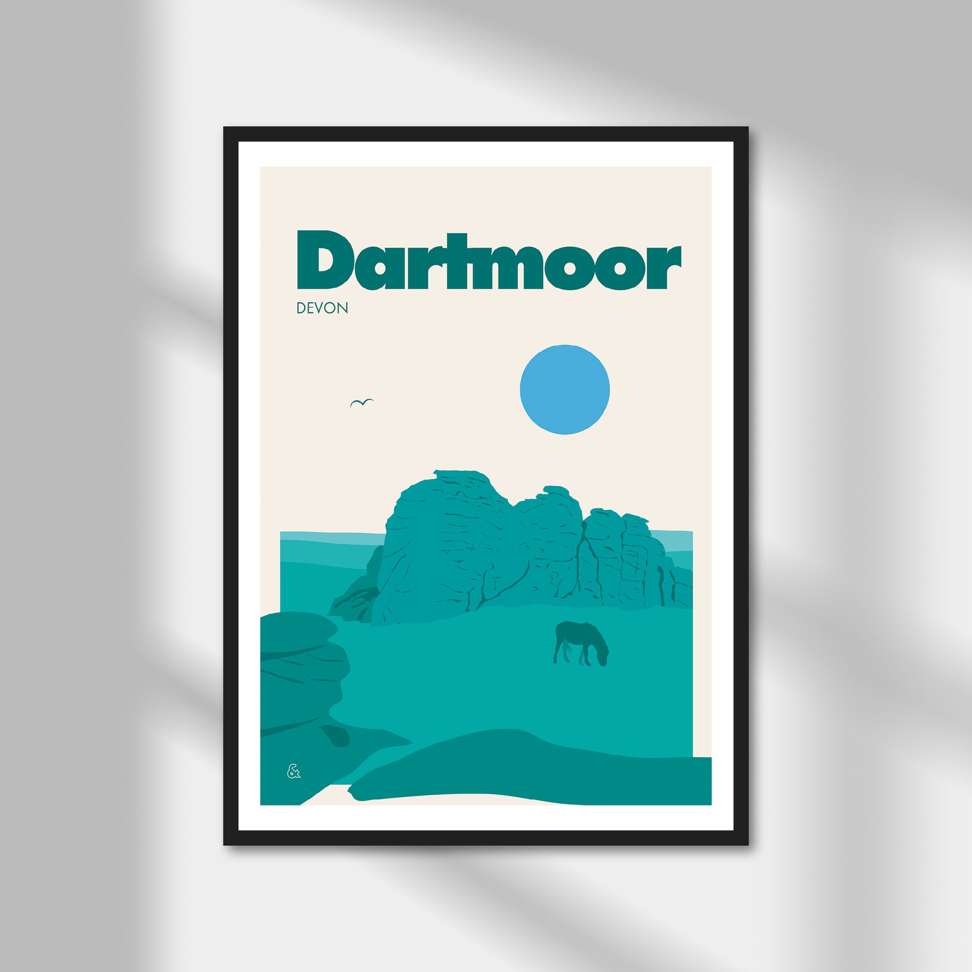 Dartmoor, Devon Print | Colour Option A5