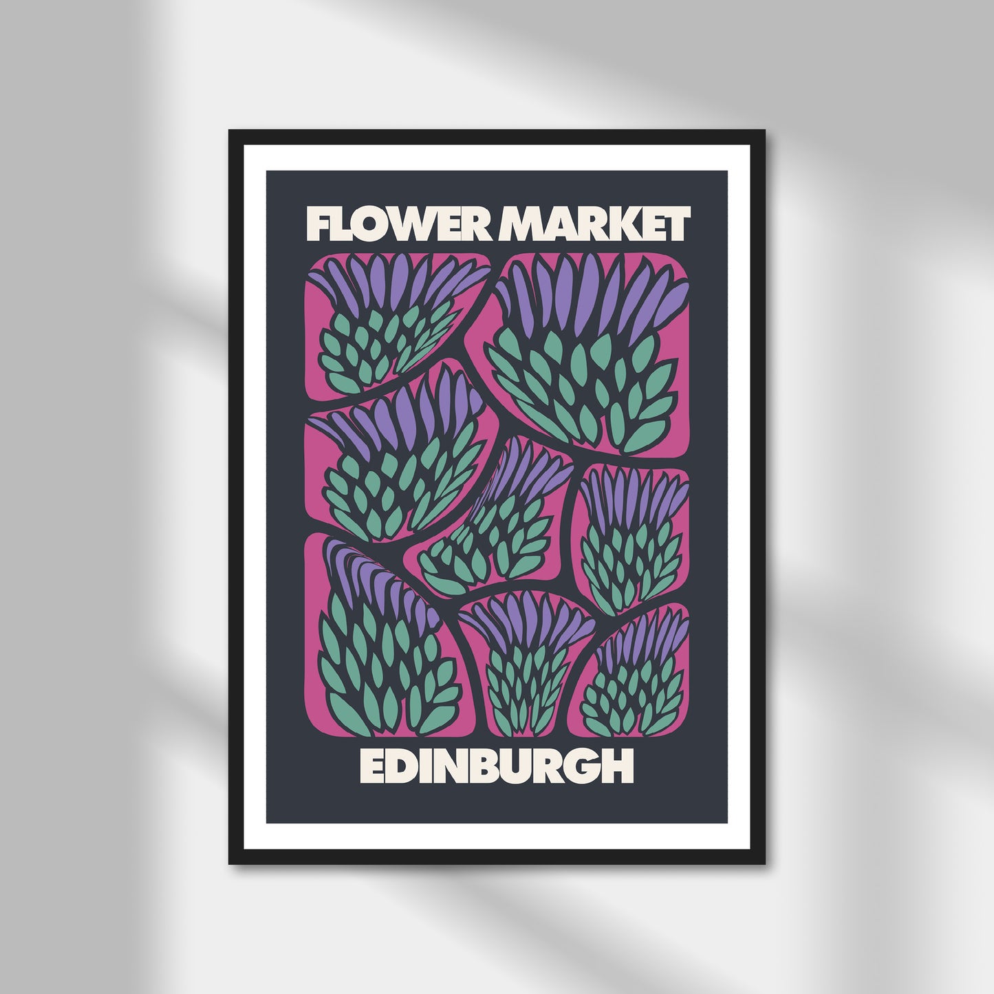 Edinburgh, Flower Market Print | Colour Option A5