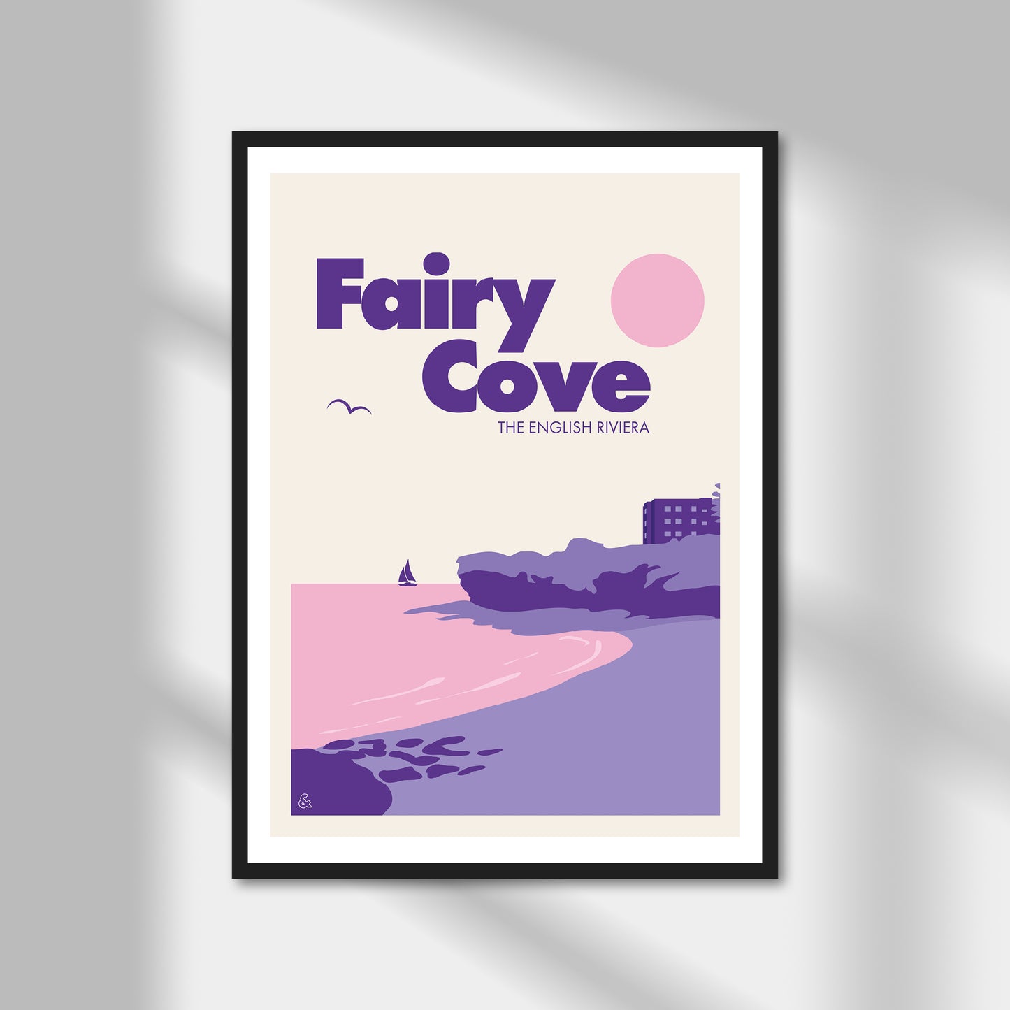 Fairy Cove, The English Riviera Print | Colour Option A5