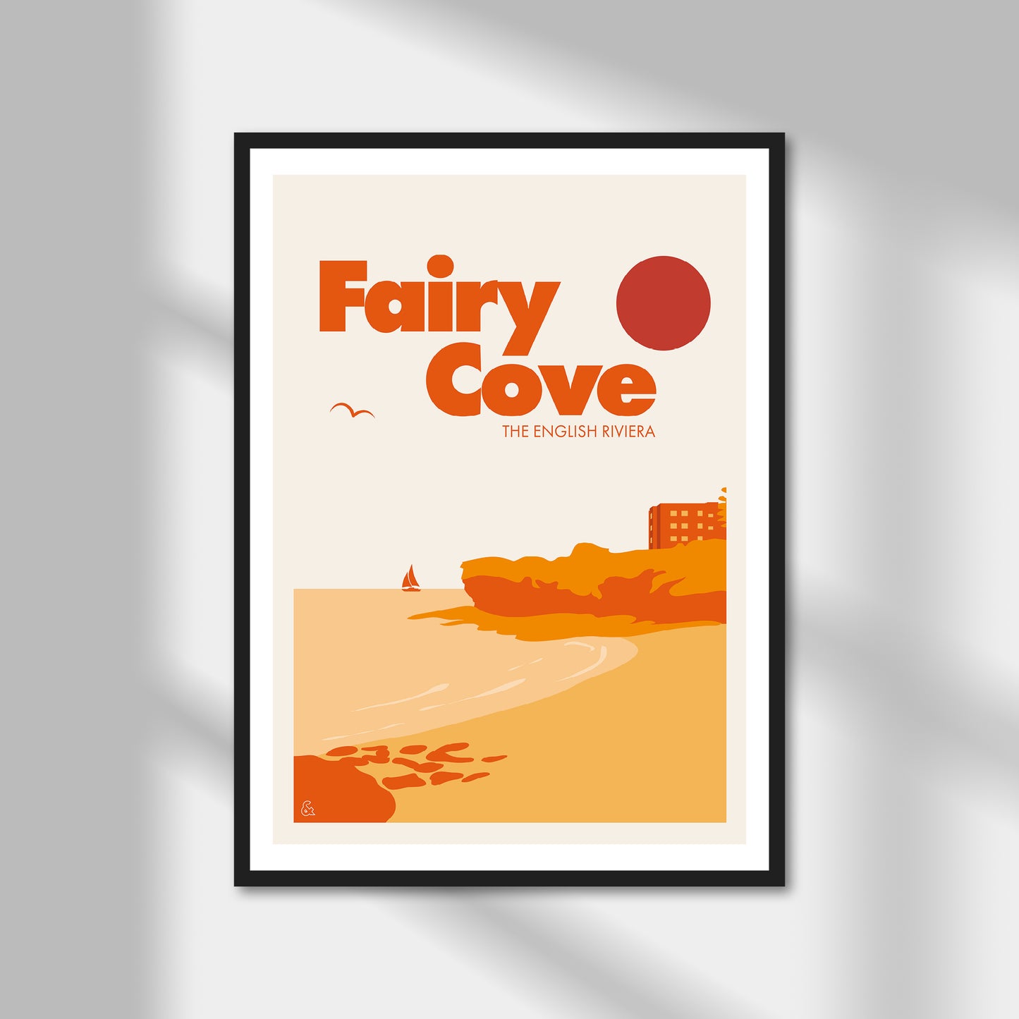 Fairy Cove, The English Riviera Print | Colour Option A5