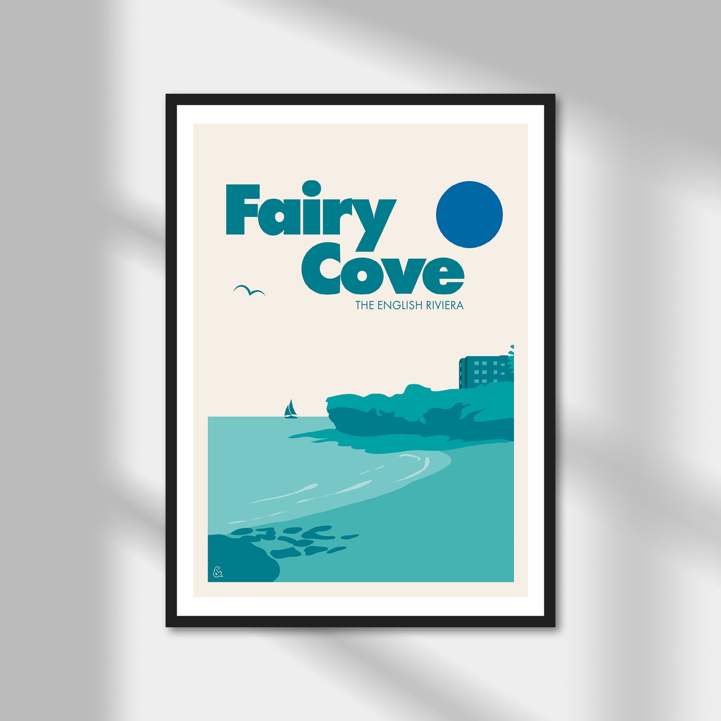 Fairy Cove, The English Riviera Print | Colour Option A5