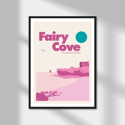 Fairy Cove, The English Riviera Print | Colour Option A5