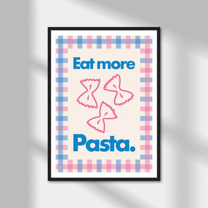 Eat More Pasta, Farfalle Print | Colour Option A5