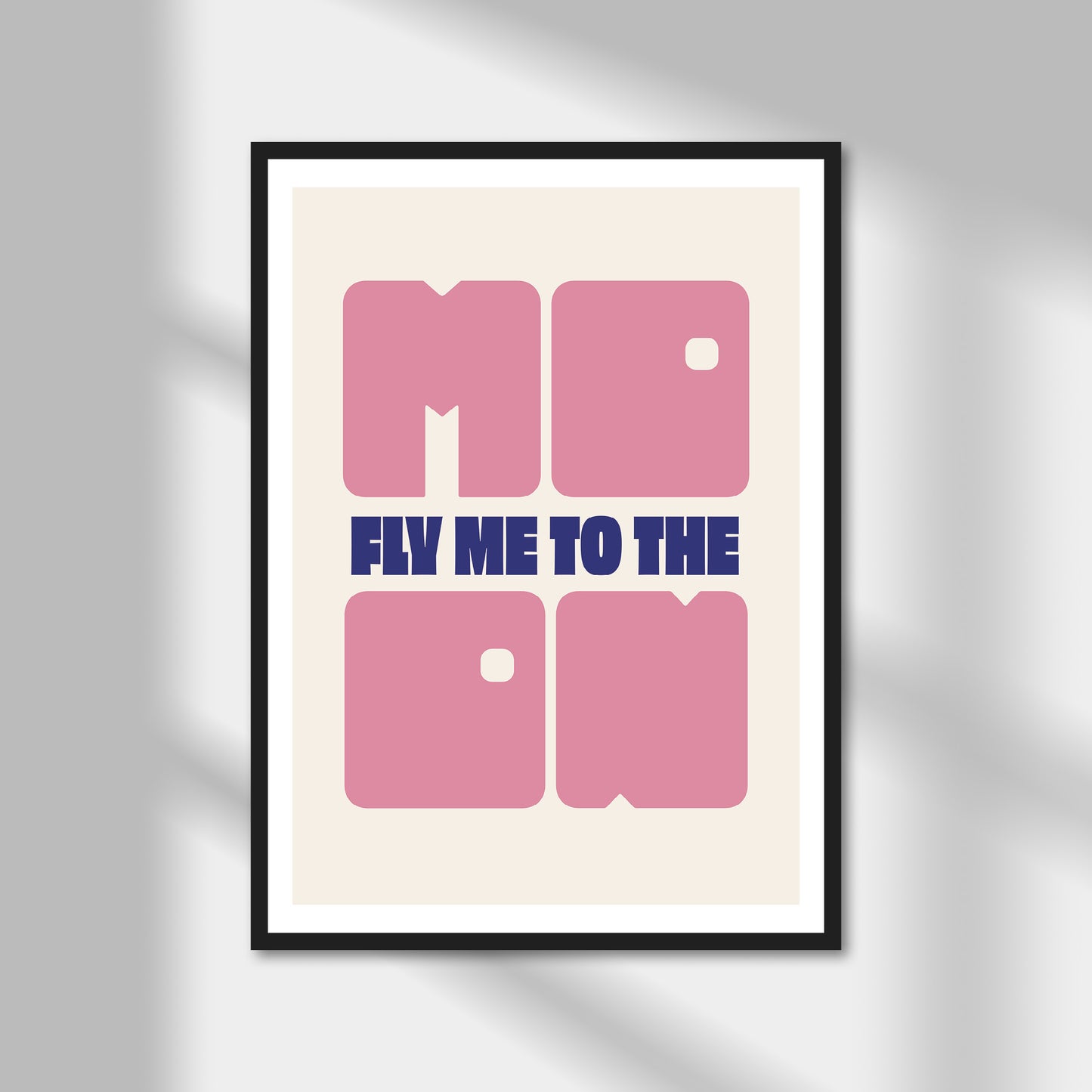 Fly Me To The Moon Print | Colour Option A5