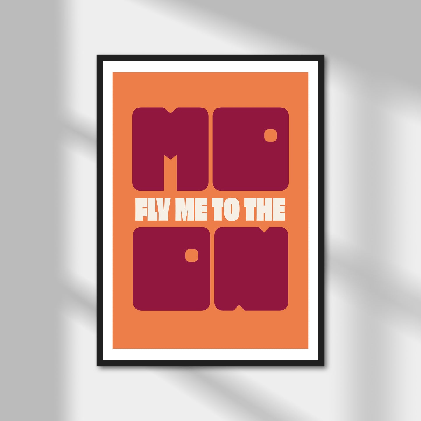 Fly Me To The Moon Print | Colour Option A5