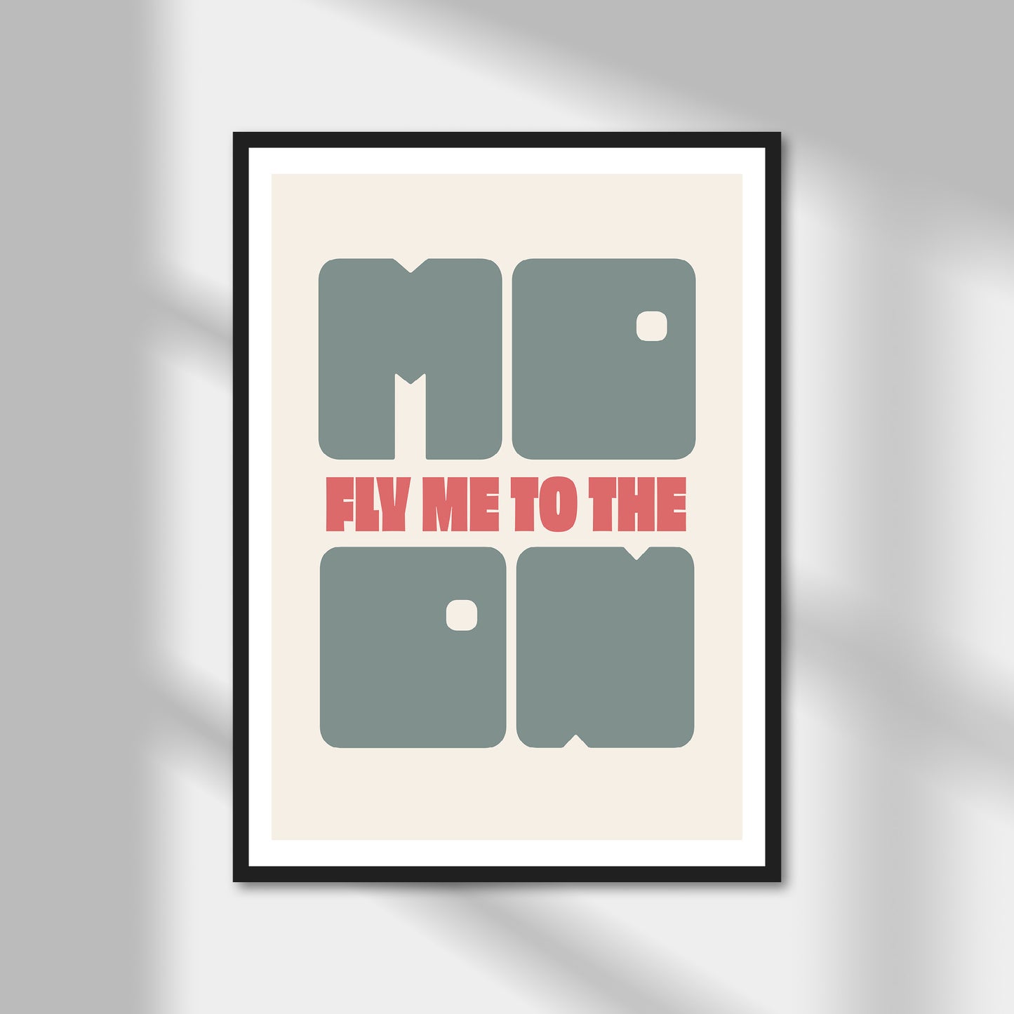 Fly Me To The Moon Print | Colour Option A5